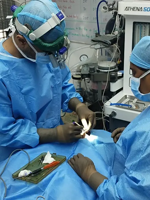 Alar base width and flare reduction carried out as a stand alone procedure under local anesthesia