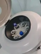 PRP | The sample is spun in a special tube.